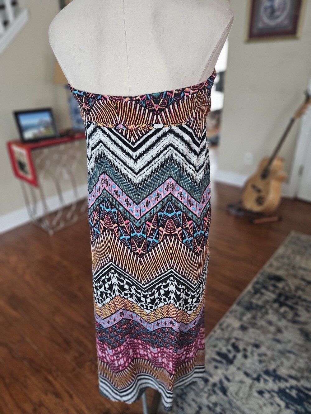 Mm Mm Mm Boho Maxi Skirt Or Sleeveless Dress Large - Picture 5 of 6